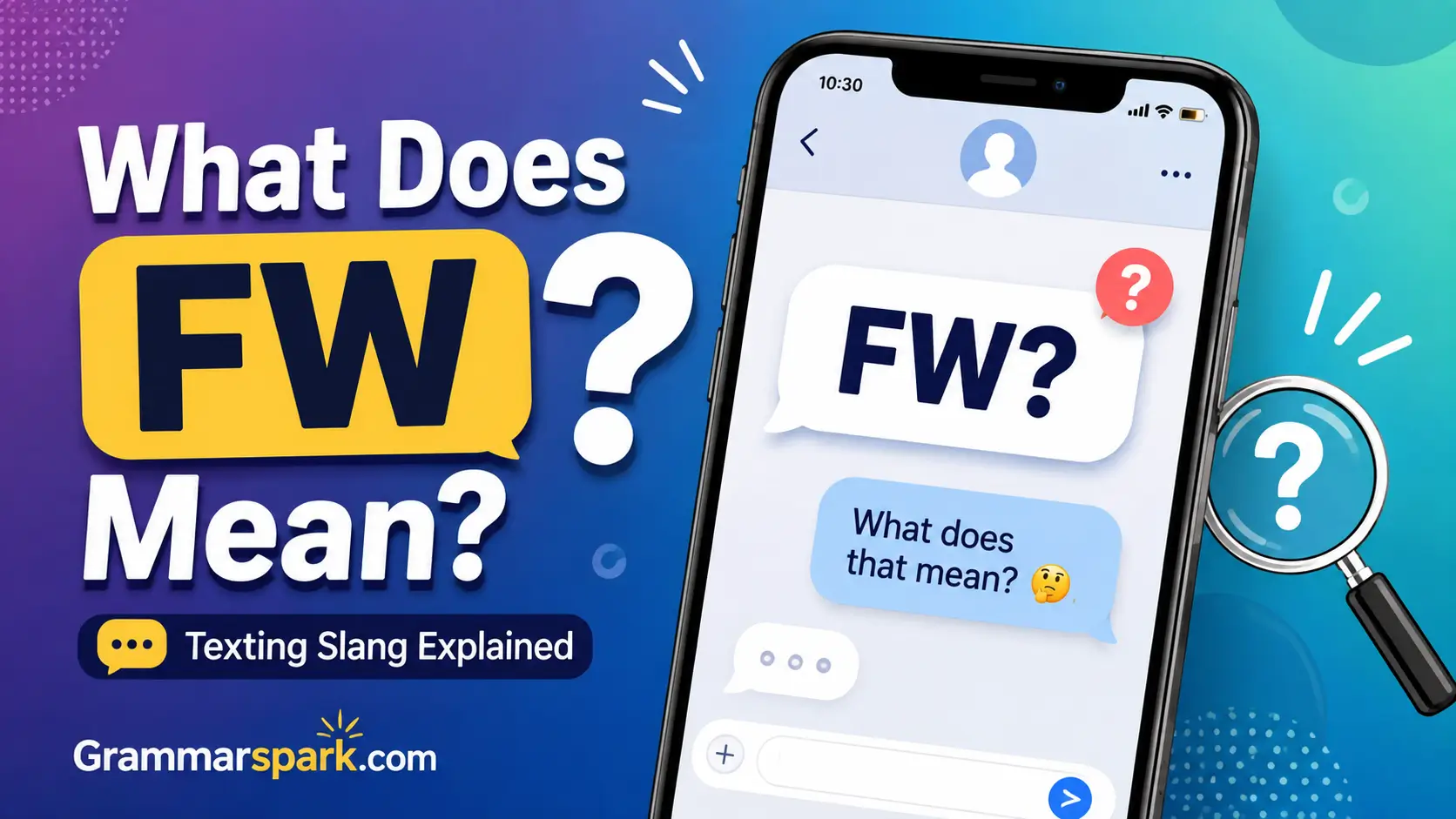 FW Meaning in Text explained for texting and social media