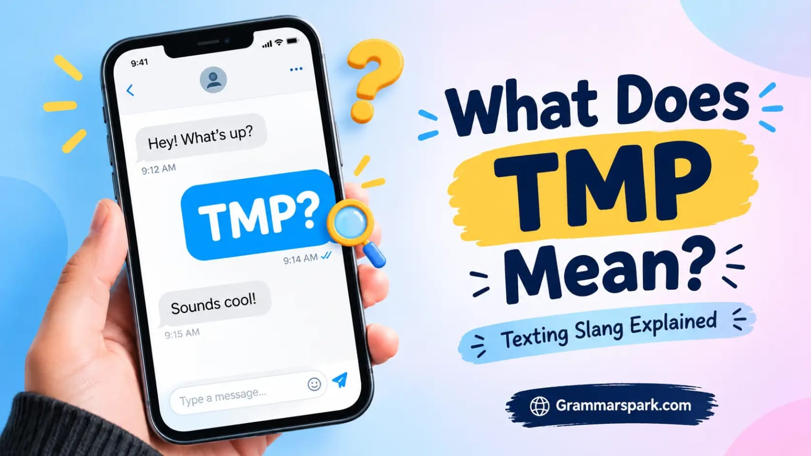 TMP meaning in text and texting slang explained