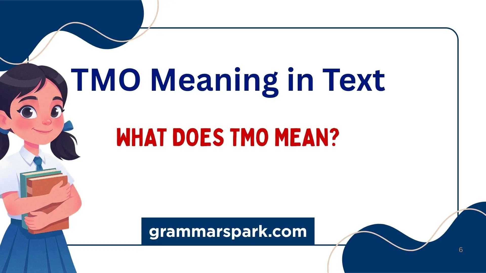 TMO meaning in text and what does TMO mean